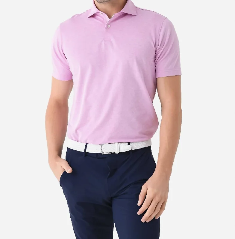 Men's Shirts with Scoop NecksAlbatross Cotton-Blend Performance Polo Shirt In Pink Lotus Men's Shirts with Scoop NecksAlbatross Cotton-Blend Performance Polo Shirt In Pink Lotus