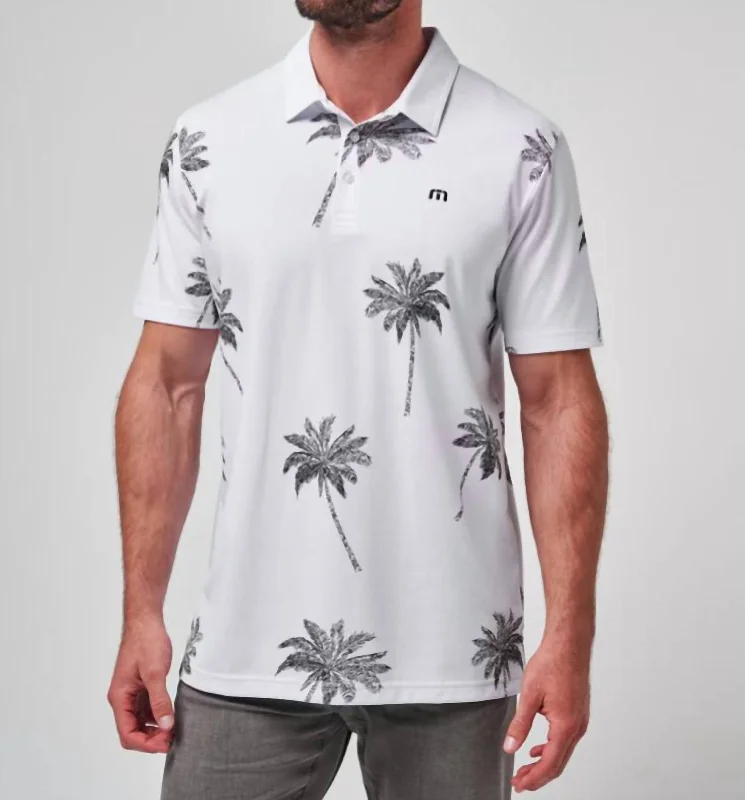 Lightweight Men's Linen ShirtsMesic Polo Shirt In White