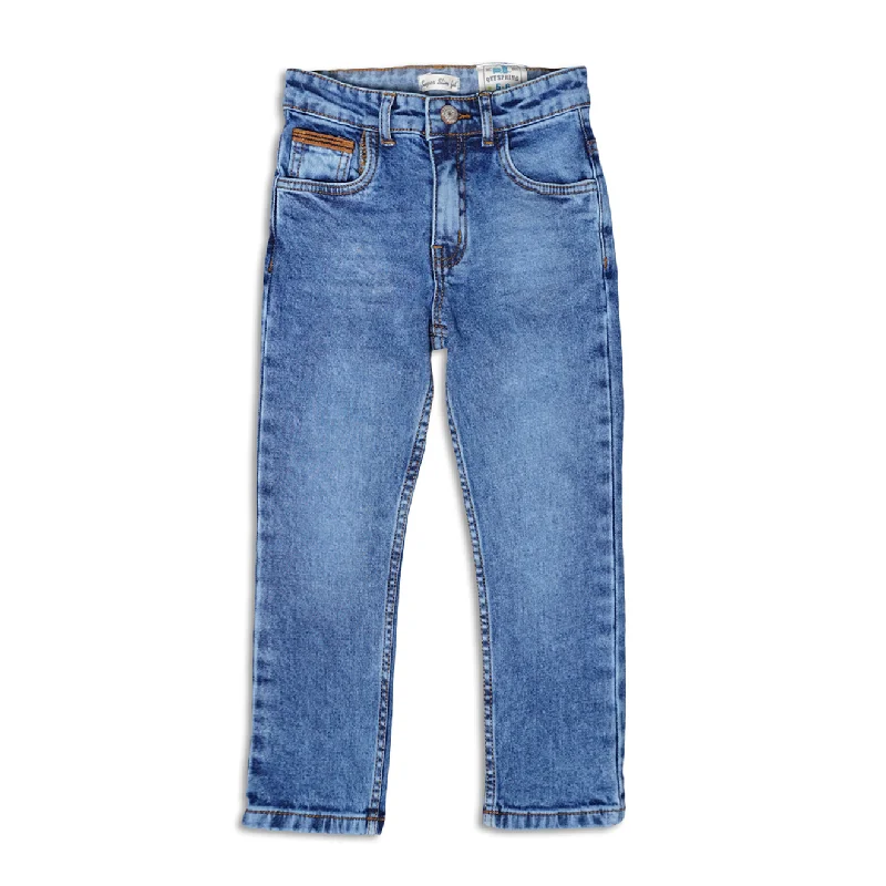 Casual Ripped Men's JeansLight Blue Super Slim Jeans