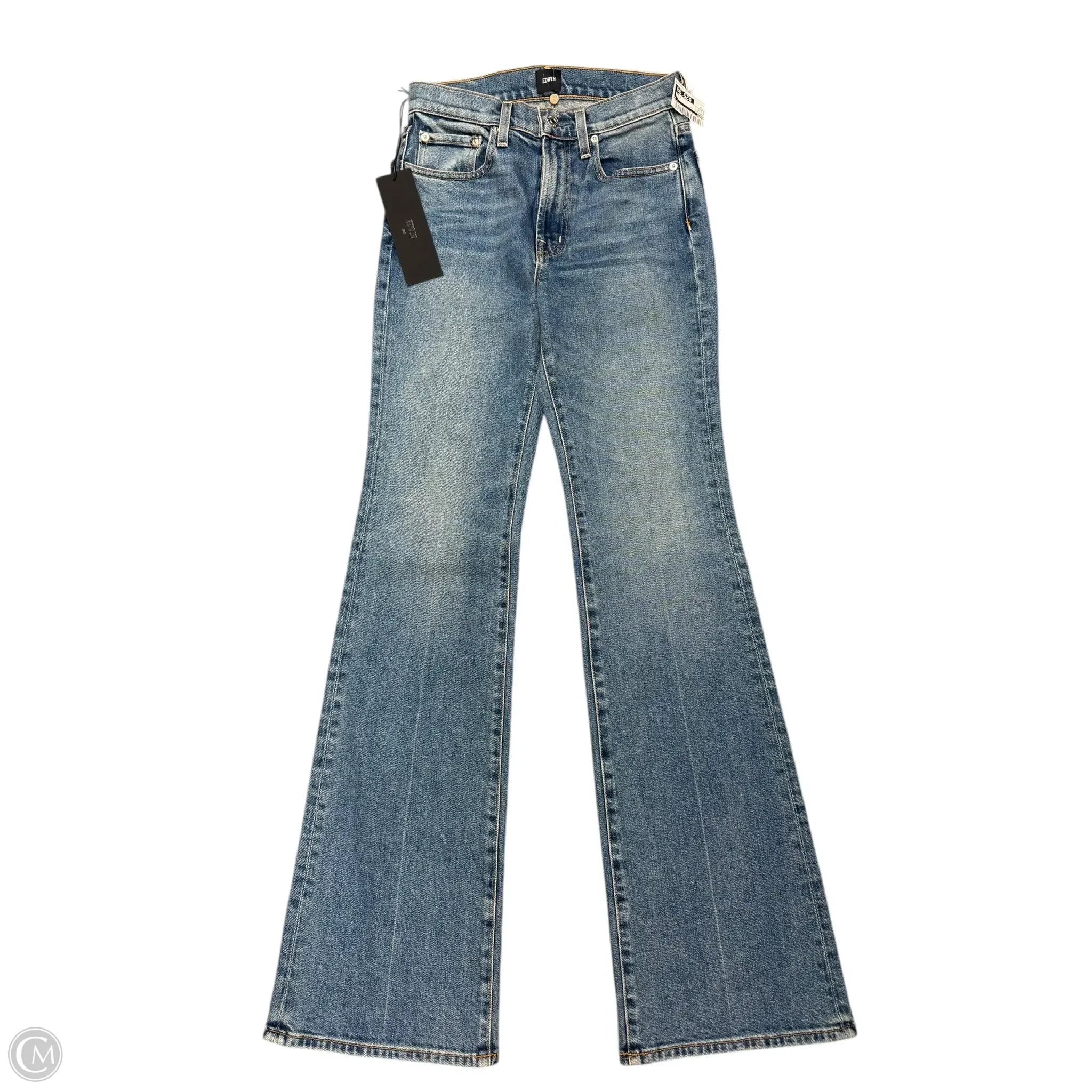 Wash and Wear Men's JeansJeans Boot Cut By Edwin In Blue Denim, Size: 0
