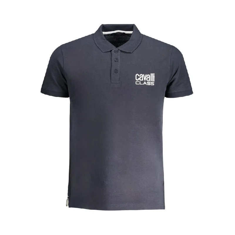 Men's Shirts for Beach OutingsCavalli Class  Cotton Polo Men's Shirt