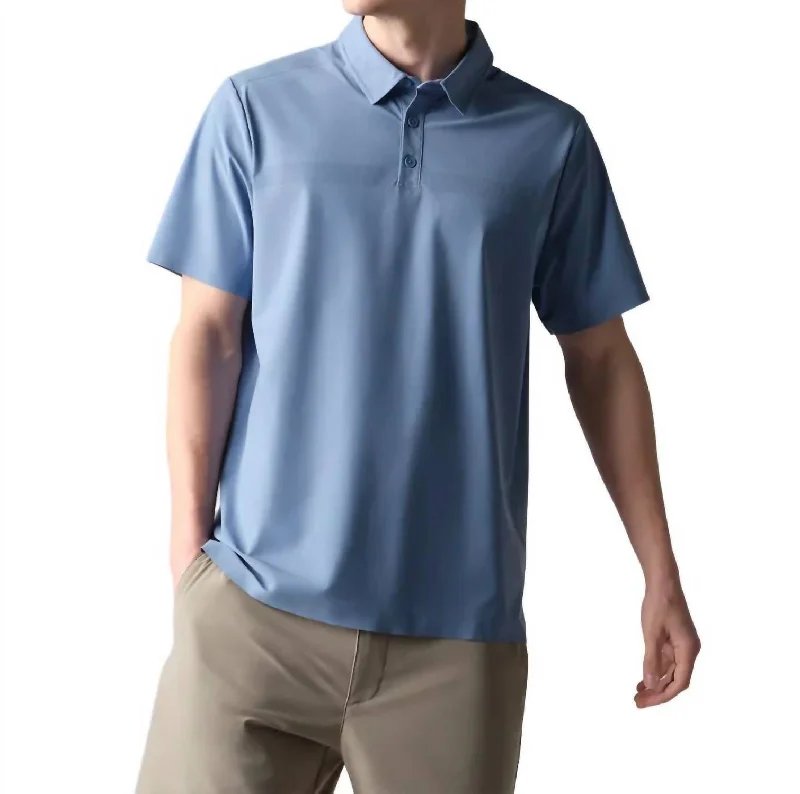 Men's Performance Shirts for SportsTech Polo Shirt In Horizon Blue