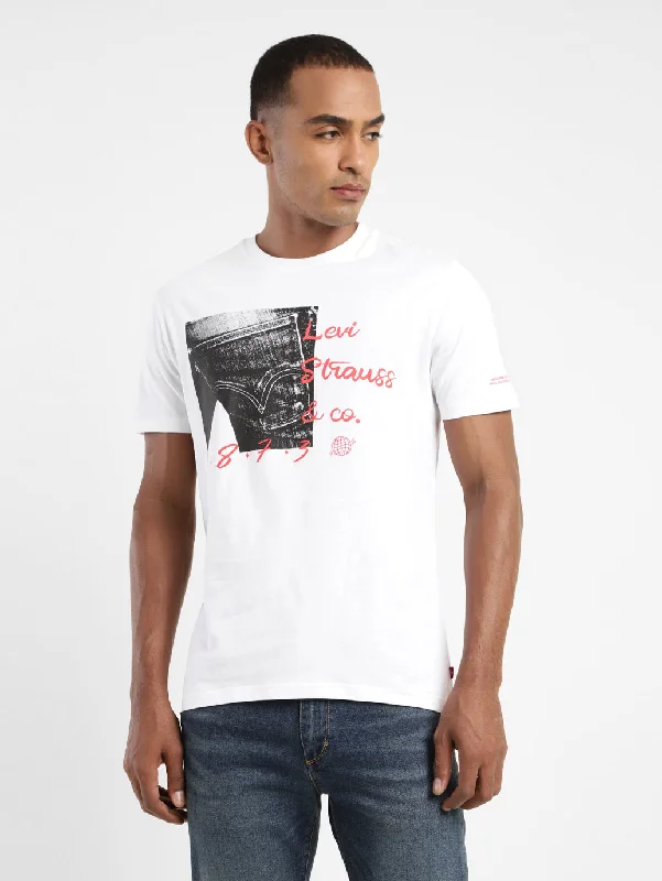 Lightweight Men's Linen ShirtsMen's Graphic Print Slim Fit T-shirt