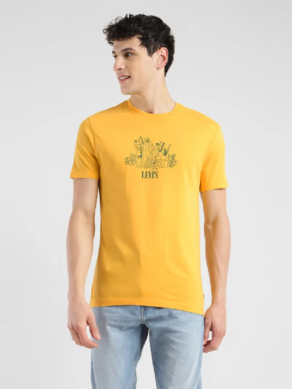 Men's Shirts with TiesMen's Graphic Print Crew Neck T-shirt