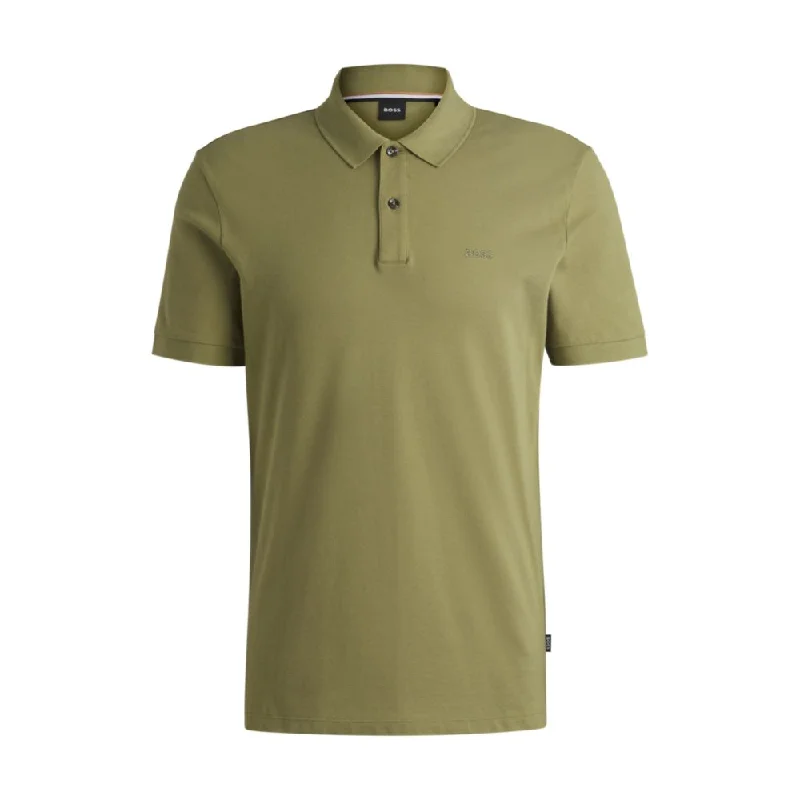 Men's Shirts with Patch PocketsPallas Regular-fit polo shirt in cotton with embroidered logo