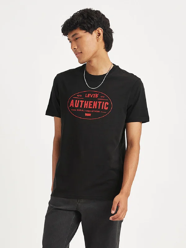 Durable Men's Work ShirtsMen's Graphic Print Slim Fit T-shirt
