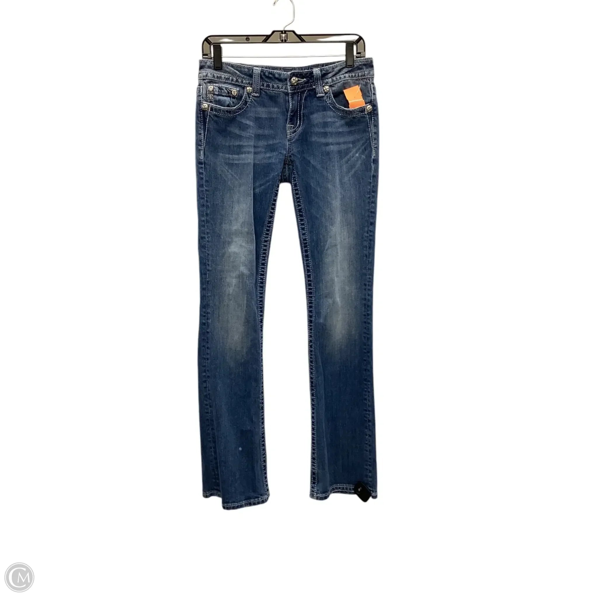 Comfort-Fit Men's JeansJeans Boot Cut By Miss Me In Blue Denim, Size: 6