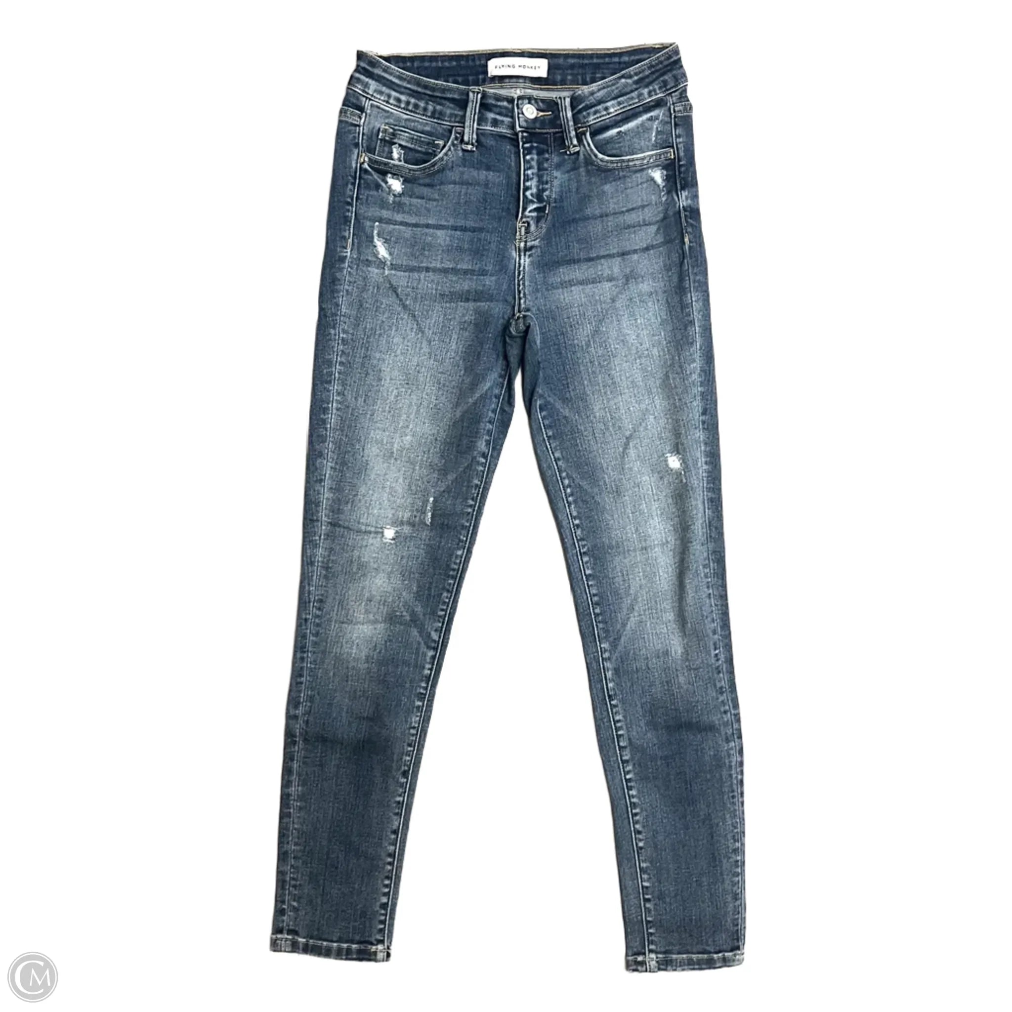 Modern Men's JeansJeans Skinny By Flying Monkey In Blue Denim, Size: 2