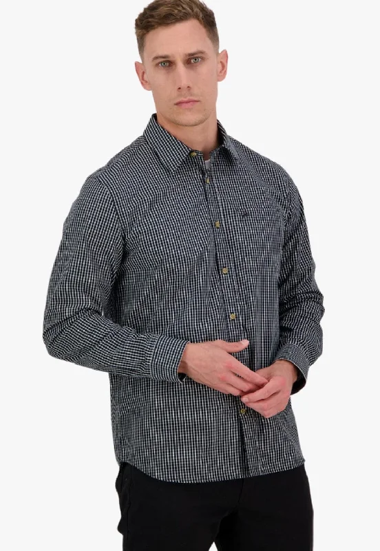 Men's Luxury Shirts for High-End FashionSwanndri Mens Marland Long Sleeve Shirt