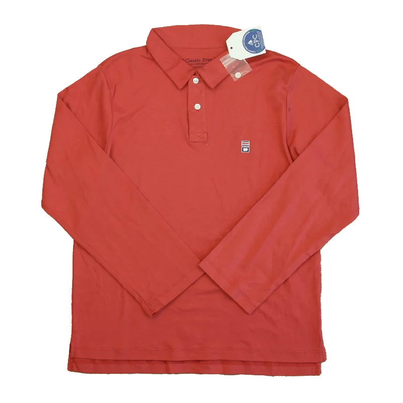 Men's Stain-Resistant Shirts for Mess-Free WearClassic Prep Boys Mineral Red Rugby Shirt Size: 6-14 Years Men's Stain-Resistant Shirts for Mess-Free WearClassic Prep Boys Mineral Red Rugby Shirt Size: 6-14 Years