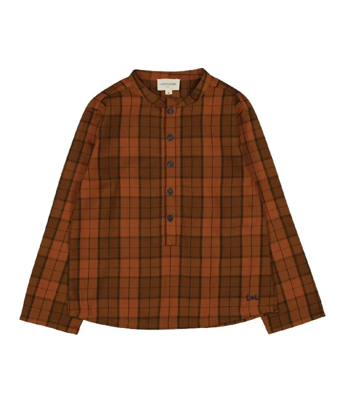 Men's Tailored Shirts for a Sharp AppearanceGrand-Pere Shirt In Cognac