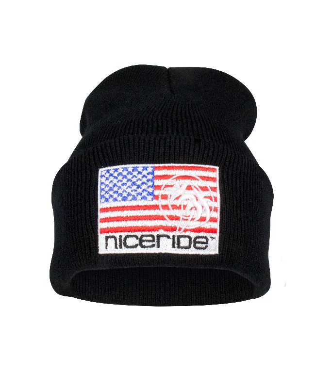 Cool Snapback Hats"Niceride Pride" Cuff Beanie