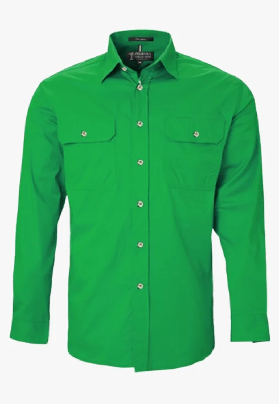 Men's Camping Shirts for Outdoor AdventuresPilbara Mens Open Front Shirt RM500BT