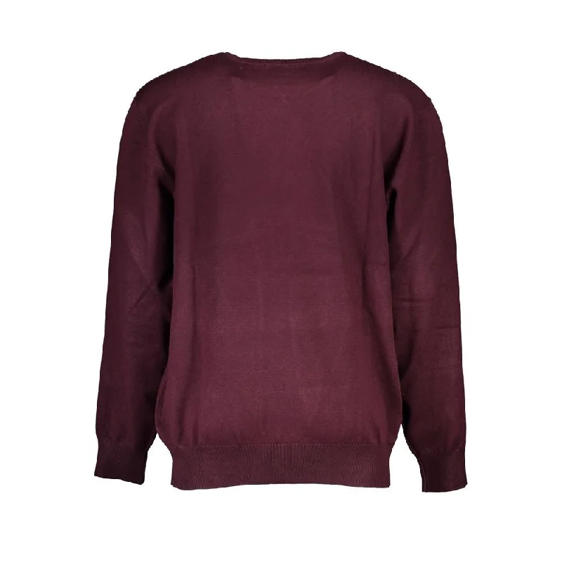 Men's Sweaters with Mock-Neck DesignsU.S. Grand Polo Red Nylon Men's Sweater