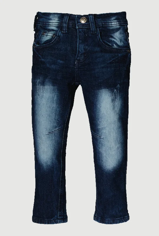 Winter Men's JeansToddler Boys Whiskered Slim Leg Jeans