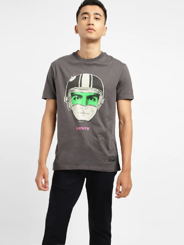 Men's Shirts for HikingMen's Graphic Print Slim Fit T-shirt
