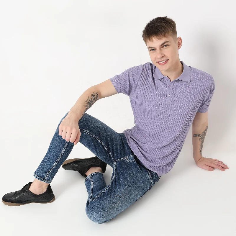 Men's Shirts with Patchwork PatternsHand Kinit Jersey™ - European Cable Knitted Structure - Regular Fit Polo T-Shirt Men's Shirts with Patchwork PatternsHand Kinit Jersey™ - European Cable Knitted Structure - Regular Fit Polo T-Shirt