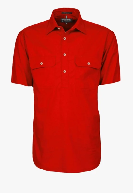 Men's Color-Blocking Shirts for a Statement LookPilbara Mens C/Front S/Sleeve Work Shirt RM200CFS Men's Color-Blocking Shirts for a Statement LookPilbara Mens C/Front S/Sleeve Work Shirt RM200CFS