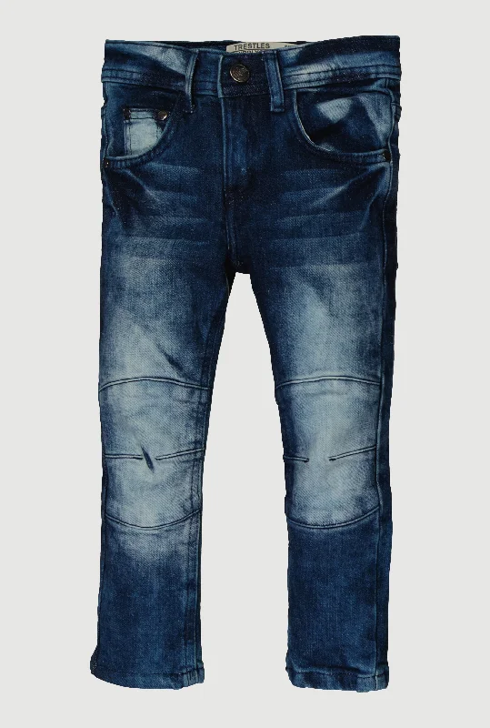 Designer Skinny Men's JeansToddler Boys Whiskered Moto Jeans