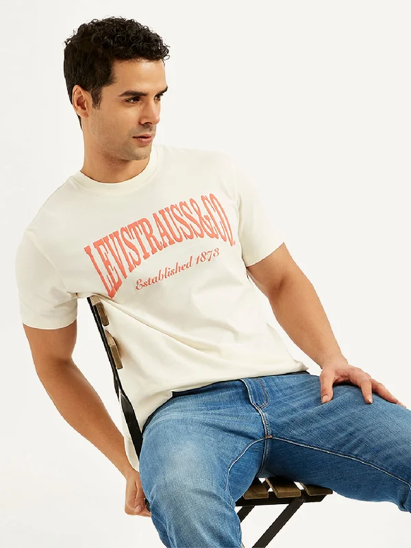 Men's Shirts with Lace-Up HemlinesMen's Brand Logo Slim Fit T-Shirt