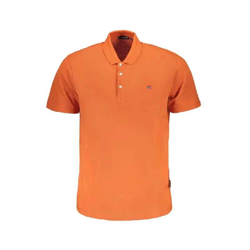 Men's Shirts with Mandarin CollarsNapapijri  Cotton Polo Men's Shirt