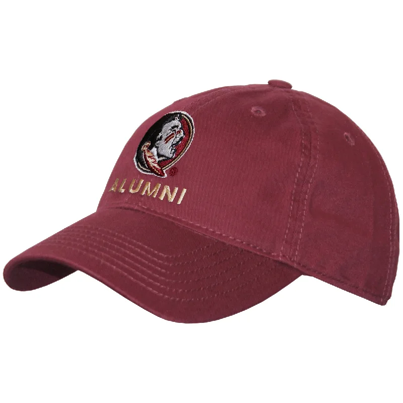 Oversized Fedora HatsLegacy Seminole Logo/Alumni Adjustable Twill Cap - Garnet