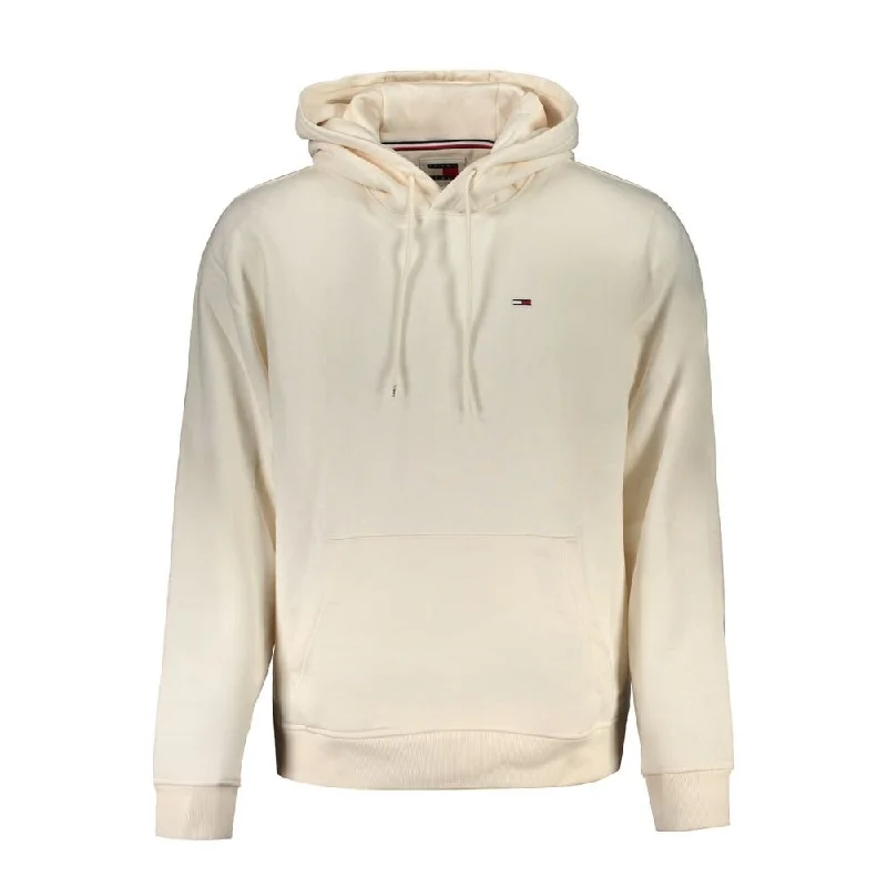 Casual Men's Pullover SweatersTommy Hilfiger White Cotton Men's Sweater