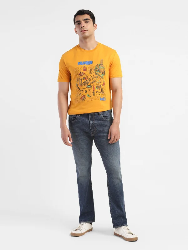 Casual Men's T-ShirtsMen's Graphic Print Slim Fit T-shirt