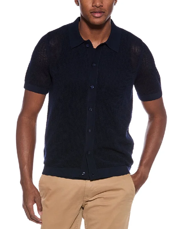 Men's Shirts with Double-Breasted DesignsOnia Crochet Polo Shirt