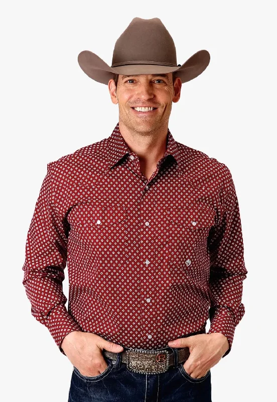 Men's Regular-Fit Shirts for a Classic FitRoper Mens Amarillo Collection Long Sleeve Shirt