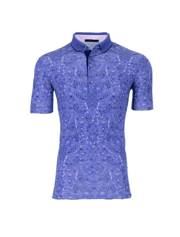 Men's Shirts with Pocket SquaresMen's Herbarium Polo Shirt In Kingfisher