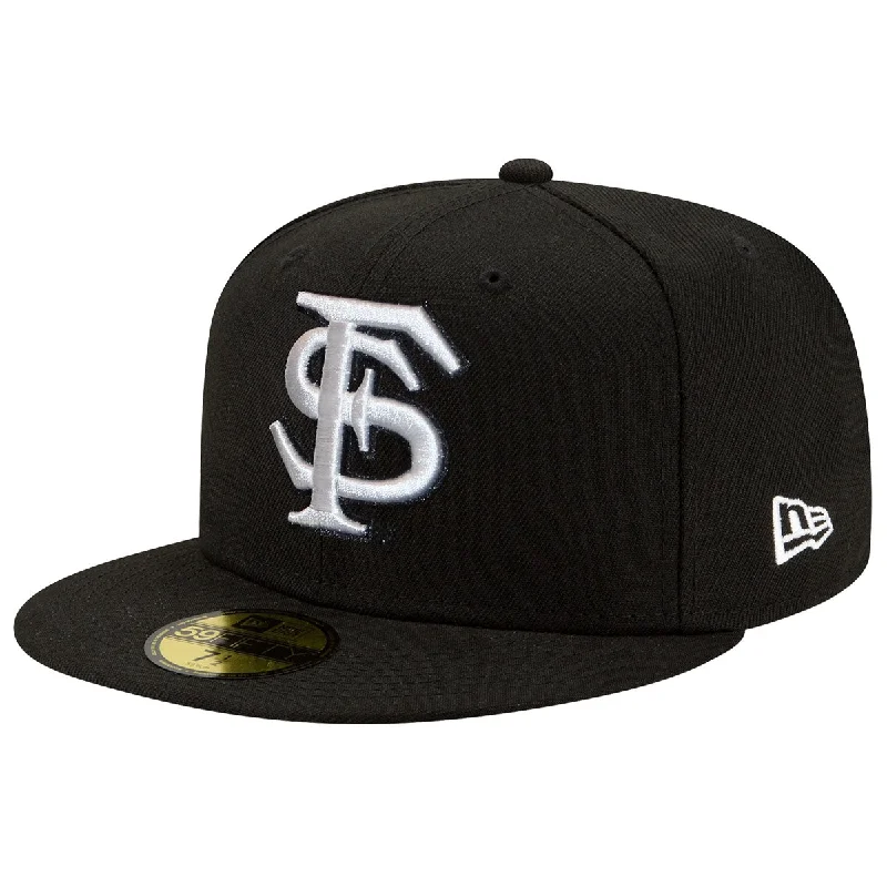 Vibrant Straw HatsNew Era Interlocking FS/Spear 59Fifty Fitted Cap - Black
