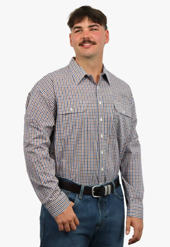 Men's Sleeveless Shirts for Summer ComfortBisley Mens Long Sleeve Checked Shirt