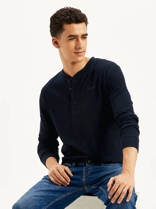 Men's Shirts with TiesMen's Textured Slim Fit T-Shirt