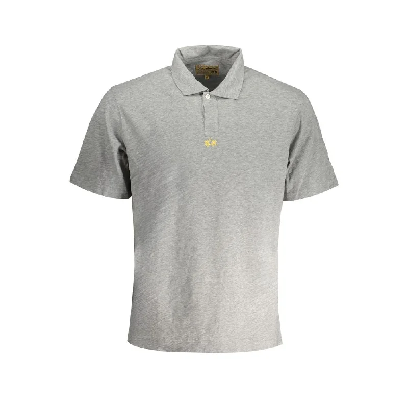 Men's Shirts with Hidden ButtonsLa Martina  Cotton Polo Men's Shirt