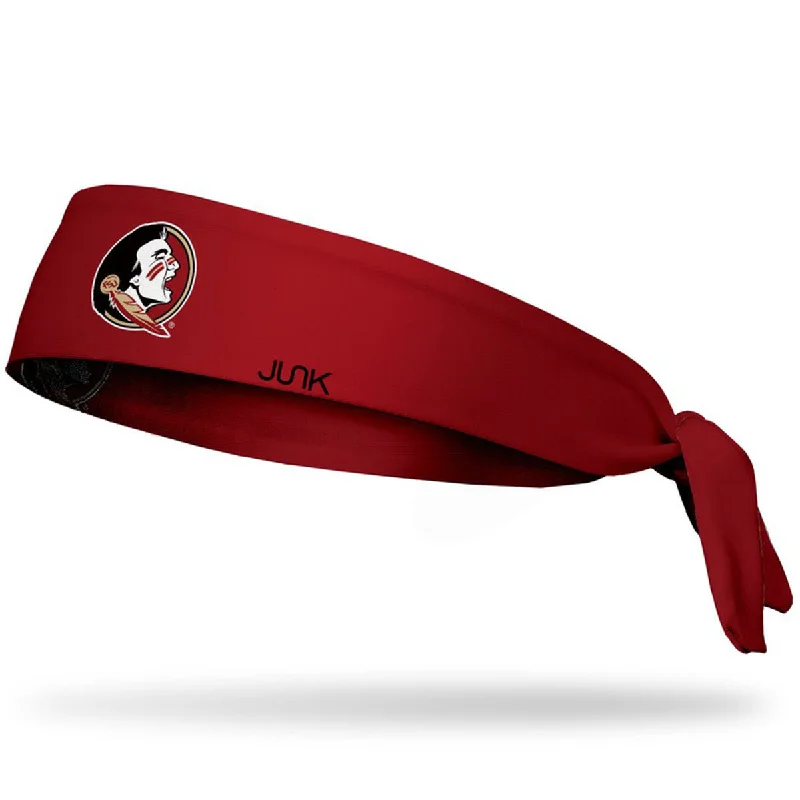 Men's Straw Hats for SummerJunk Brands Seminoles Tie Headband - Garnet