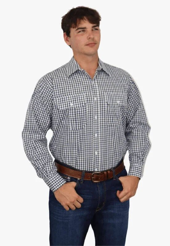 Men's Striped Shirts for a Maritime TwistCountry Tradition Mens Long Sleeve Shirt