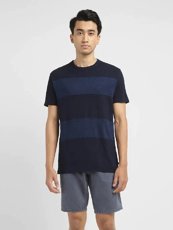Men's Long-Sleeved ShirtsMen's Striped Slim Fit T-shirt