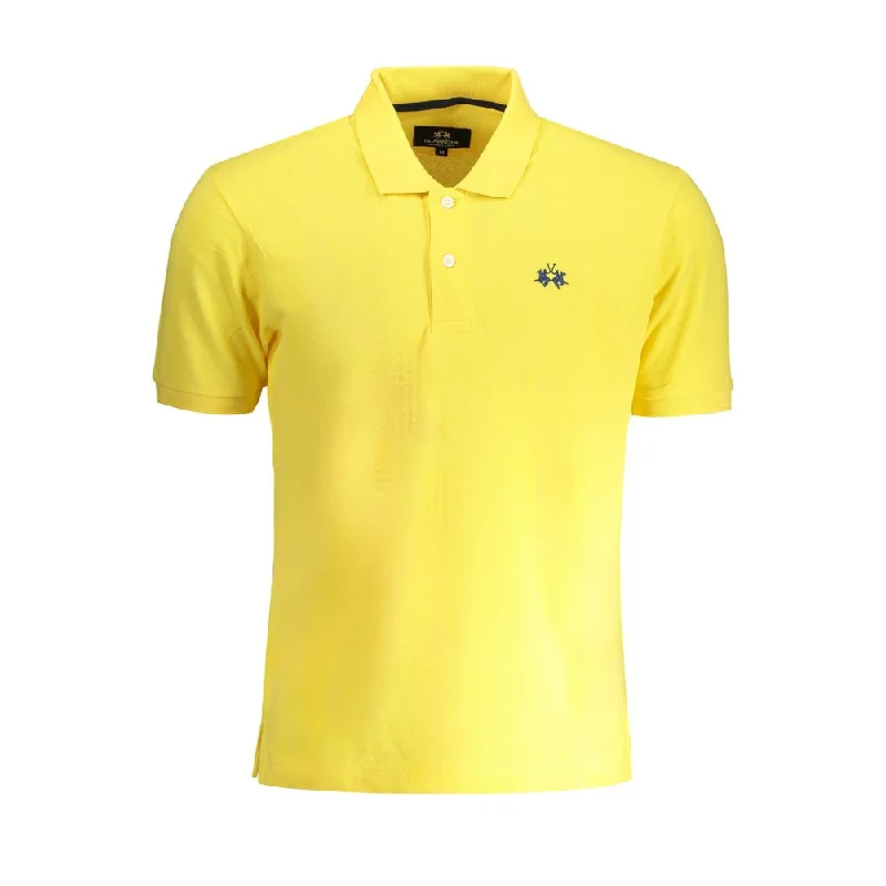 Breathable Men's Mesh TopsLa Martina  Cotton Polo Men's Shirt