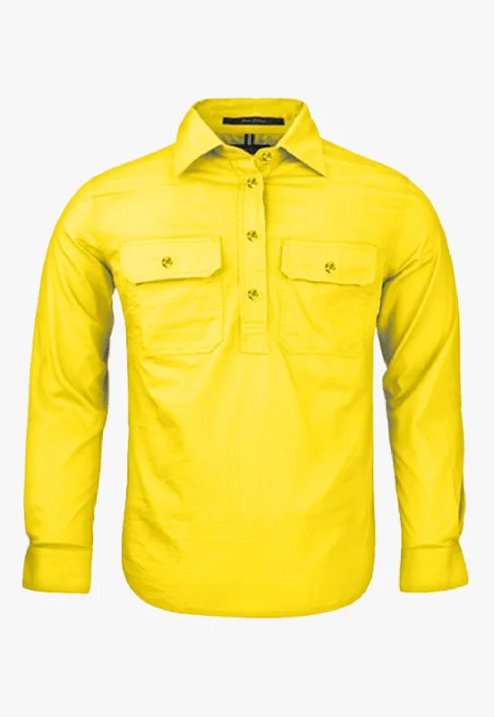 Men's Short-Sleeve Shirts for Warm WeatherPilbara Kids Closed Front Work Shirt RM400CF Men's Short-Sleeve Shirts for Warm WeatherPilbara Kids Closed Front Work Shirt RM400CF
