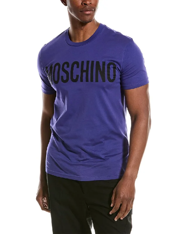 Men's Shirts with Appliquéd SleevesMoschino T-Shirt