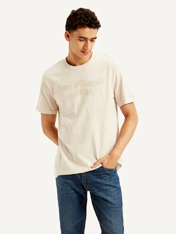 Men's Shirts with Hook-and-Loop ClosuresMen's Brand Logo Slim Fit T-shirt