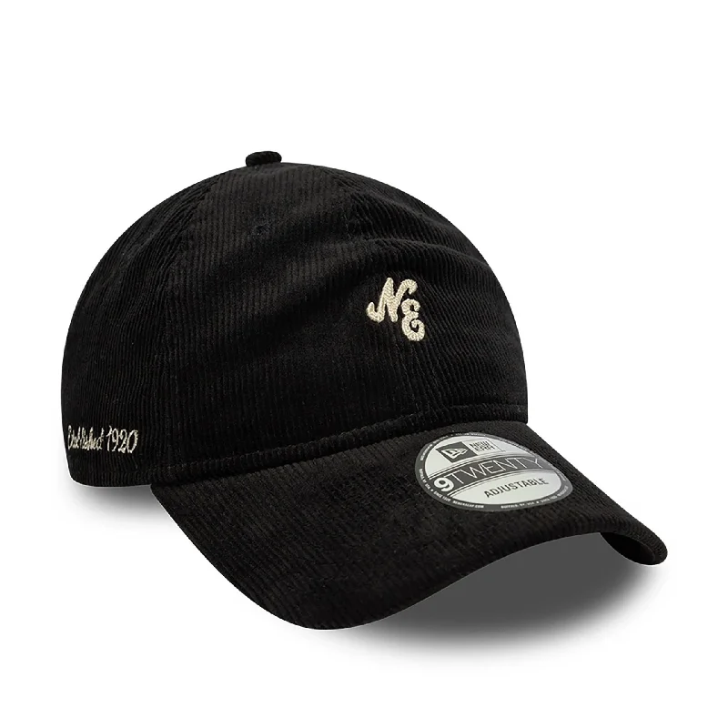 Trendy SnapbacksNew Era Cord Heritage Black 9TWENTY Adjustable Cap