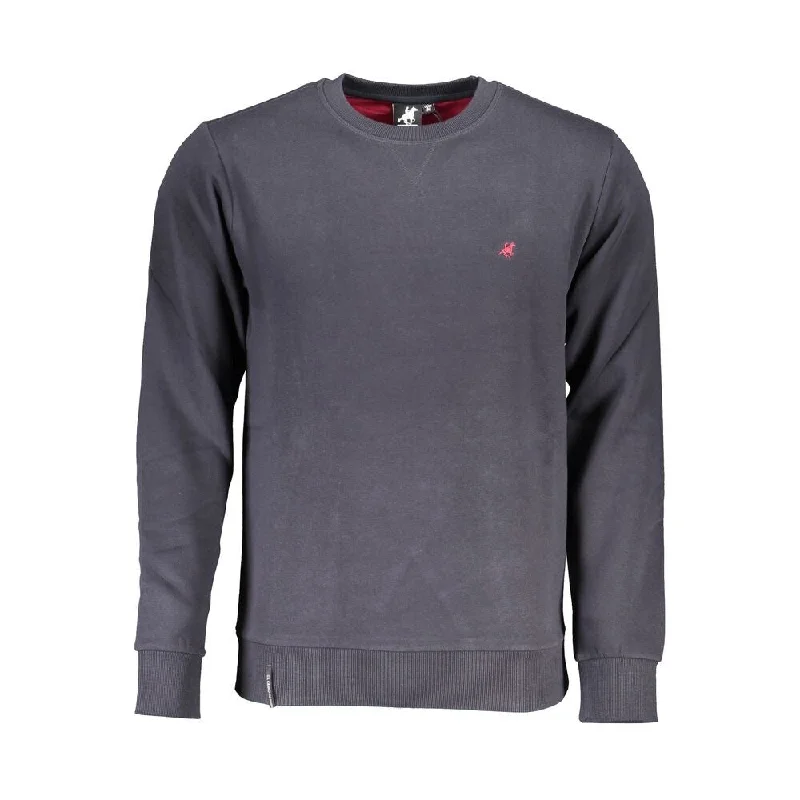 Men's Sweaters for Dressy EventsU.S. Grand Polo Blue Cotton Men's Sweater