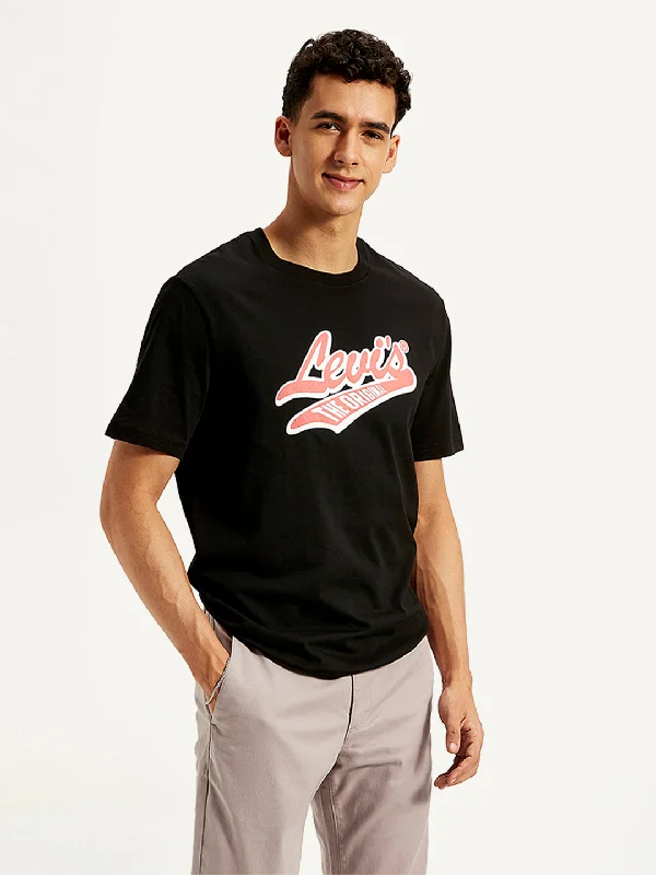 Men's Shirts with Pin CollarsMen's Graphic Print Crew Neck T-Shirt