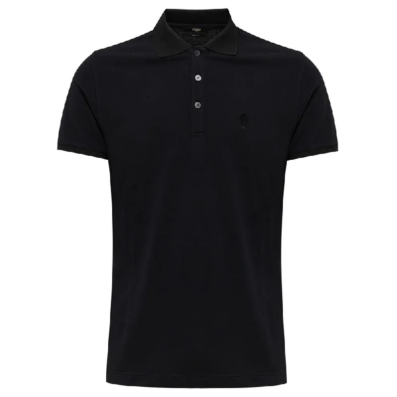 Casual Men's T-ShirtsFendi Cotton Polo Men's Shirt
