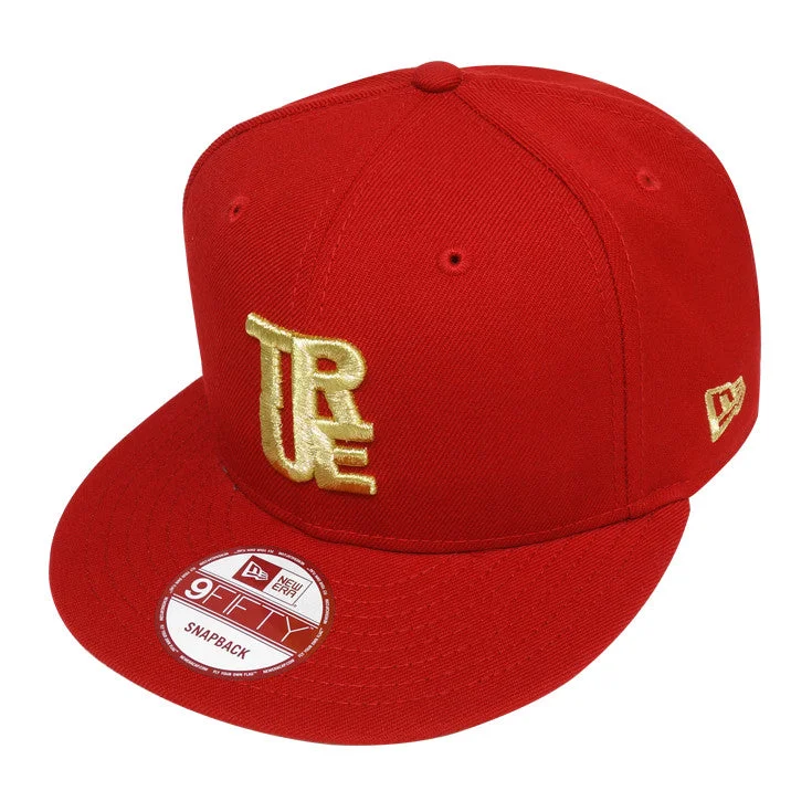 Unique Fedora CapsTrue Logo New Era Snapback Cap Red/Gold