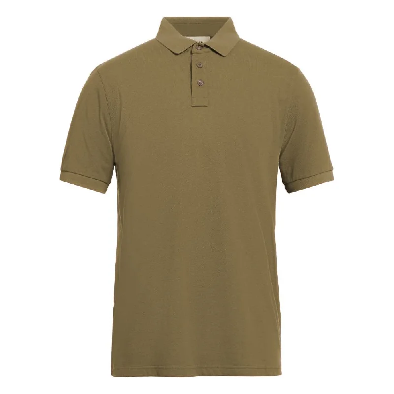 Men's Flowy Shirts for a Relaxed LookAlpha Studio Cotton Polo Men's Shirt
