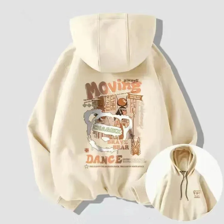 Men's Sweaters with Kangaroo PocketsKorean Version Loose Casual Hooded Bear Sweatshirt For Men Men's Sweaters with Kangaroo PocketsKorean Version Loose Casual Hooded Bear Sweatshirt For Men