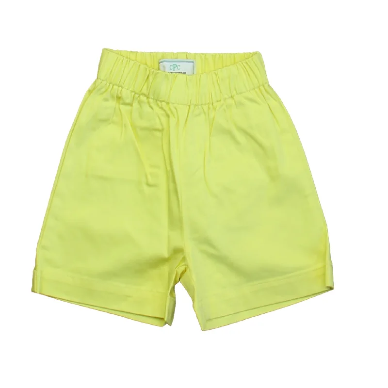 Cotton-Rich Men's Breathable and Soft Casual ShortsClassic Prep Boys Limelight Yellow Shorts Size: 9-12 Months